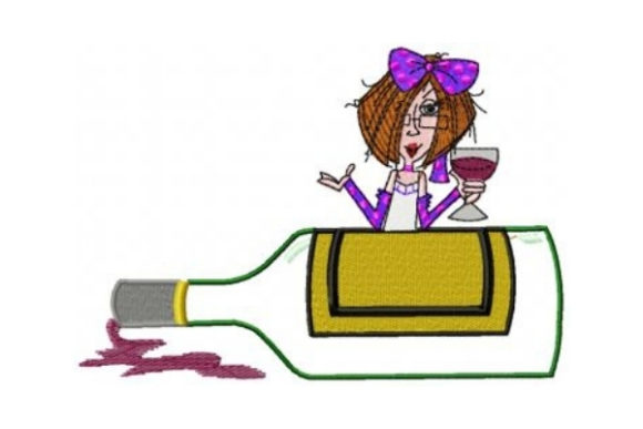 A Wine Lover's Perfect Embroidery Design for Heartfelt Gifts
