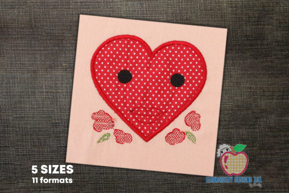 Heart with Flower Applique: A Designer's Boutique Review