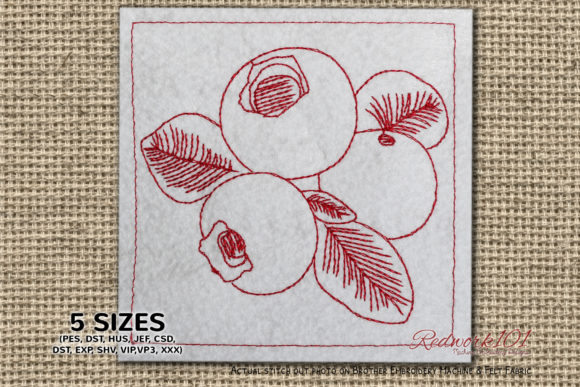 Juicy Blueberry Embroidery Design Review for Product Creators