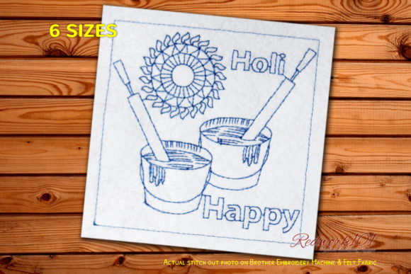 Pichkari of Colors with Sunshine Redwork: A Designer Review